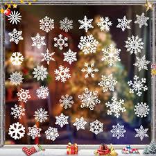 Juliga Snöflingor Klistermärken för Fönster