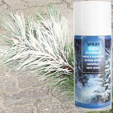 COM-FOUR® 3x Konstsnö Spray - Dekorativ Snö för Jul