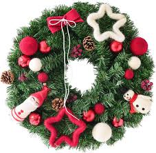 NYKK Plyschdocka Julkrans 40/50 cm