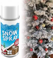 Falsk Snöspray för Juldekoration - 110 ml