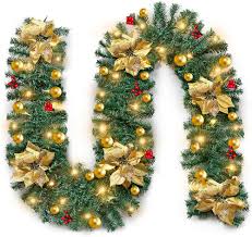 Julgransgirlang med belysning 2