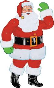 Beistle LEDAD Jultomte i Papper - 73