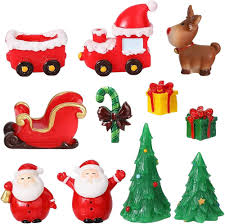 Miniatyrprydnader för Jul - 13 st Figurer