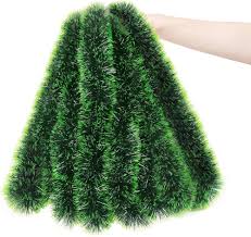 Grön Glitter Juldekoration - 10 m Apragaz