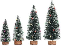 Miniatyr Julgranar - 4 st i olika storlekar