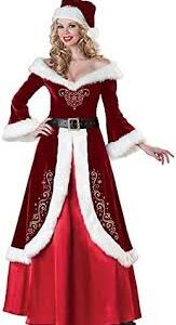 Röd Julklänning för Damer – Perfekt för Julcosplay!