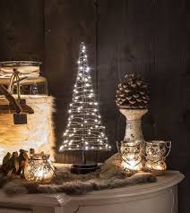 LED-julgran med 85 lampor - 42 cm i metall