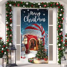 Juldekorationer för Dörren: God Jul Banner