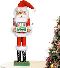 Jultomte Nötknäppare med Adventskalender