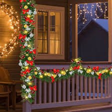 Jopassy 2x500 cm Julgrangirlang med Belysning