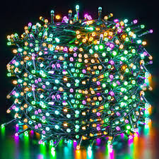 Quntis 100 m LED-ljusslinga med 1000 Färgade Dioder