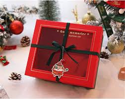 LYXIANG Julklappar - Godislådor med Fönster 29x21x11cm