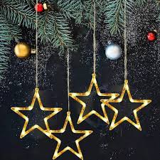 LED Stjärnor för Fönsterdekoration - 4-pack