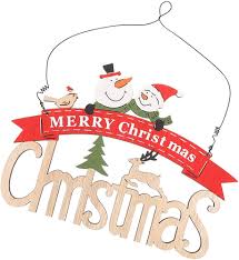 God Jul Dörrskylt i Trä