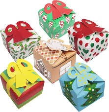 Julklappssäckar med rosett (24-pack)